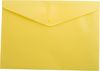 Папка-конверт, на кнопці, А5, матовий напівпроз.пластик, жовта Buromax BM.3935-08 (1/6/120/480/5760)