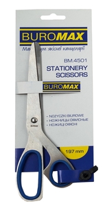 Ножицi офісні суцільнометалевi, 19,7 см BM.4501 Buromax