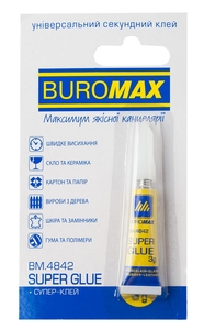 Супер-клей универсальный, 3 г BM.4842 Buromax