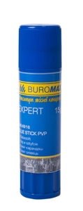 Клей-олiвець, 15 г, PVP-основа EXPERT BM.4916 Buromax