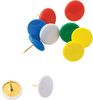 Металлические кнопки с цветным пластиковым покрытием, 100 шт в упаковке BM.5176 Buromax