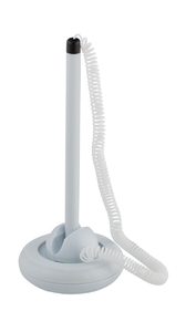 Ручка шариковая синяя 0,7 мм, на подставке с клейким слоем Desk Pen L2U BM.8140-01 Buromax
