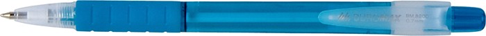 Ручка шариковая автоматическая синяя 0,7 мм, микс CRYSTAL BM.8200 Buromax