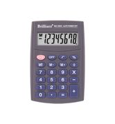 Калькулятор кишеньковий, 8-ми розрядний, 9,8х6,4х1 см BS-200C Brilliant