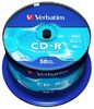 CD-R диск 700 mb, швидкість читання 52x, 50 шт в наборі Extra d.43351 Vebratim