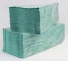 Рушник паперовий макулатурний зелений, 23 х 25 см, 170 листів, V-подібний kx.50323-green КОХАВИНКА