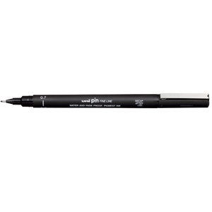 Лайнер uni PiN 0.7мм fine line, чорний PIN07-200.Black (1/12/144/1)