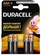 /Елемент живлення (батарейка) DURACELL LR3 (AAA), 4шт/упак s.52543 (1/4/40)