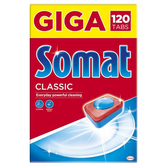 Таблетки для посудомийних машин, 120 шт Classic sm.67330 SOMAT Таблетки для посудомийних машин, 120 шт Classic sm.67330 SOMAT