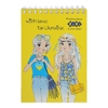 Блокнот А6, 40 сторінок в клітинку, картонна обкладинка PRETTY GIRLS. PATRIOT ZB.12133 ZiBi