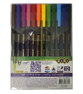 Набор линеров, 12 цветов KIDS Line ZB.2850 ZiBi
