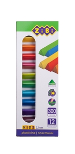 Пластилін 12 кольорів, 300 г, KIDS Line ZB.6227 (1/12/72)