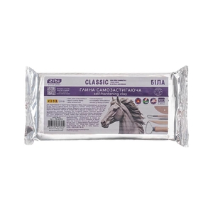 Глина для моделювання самозастигаюча біла, 1 кг CLASSIC ZB.6294 ZiBi