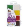 Акварельні фарби медові, 8 кольорів CLASSIC KIDS Line ZB.6582 ZiBi