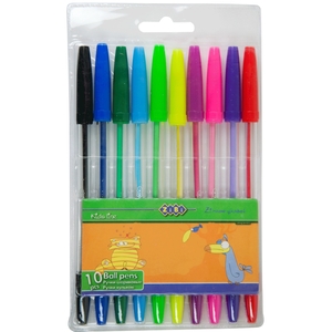Набор ручек шариковых, 0,7 мм, 10 цветов в упаковке KIDS Line ZB.2012 ZiBi