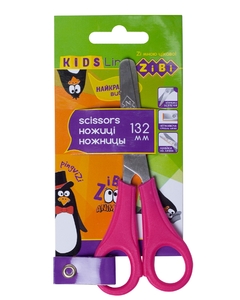 Ножницы детские, 13,2 см с линейкой KIDS Line ZB.5001-10 ZiBi