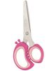 Ножиці дитячі 128мм, пластикові ручки з гумовими вставками, рожевий ZB.5010-10 (1/24/288)