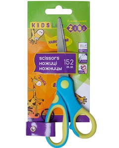 Ножиці дитячі, 15,2 см, з прогумованими ручками KIDS Line ZB.5015-02 ZiBi