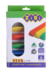 Пластилин 6 цветов, 150 г KIDS Line ZB.6225 ZiBi