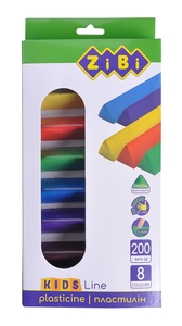 Пластилін 8 кольорів, 200 г, KIDS Line ZB.6226 (1/12/96)