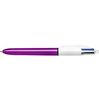 Ручка шариковая автоматическая 1 мм, 4 цвета Шайн bc982876 Bic