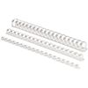 Пружины пластиковые d 16 мм, круглые, сшивают 101-120 листов А4, белые f.53470 (1/100/1000)