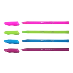 Ручка масляная синяя 0,5мм, микс KIDS Line ZB.2262-01 ZiBi