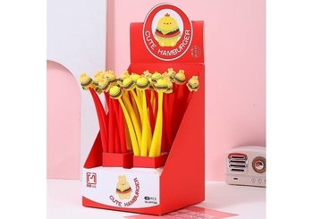 Ручка гелевая синяя 0,6 мм, микс Cute Hamburger APF080 Maxi