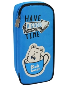 Пенал, 20х9,5х7 см B-8691-blue Cool for School