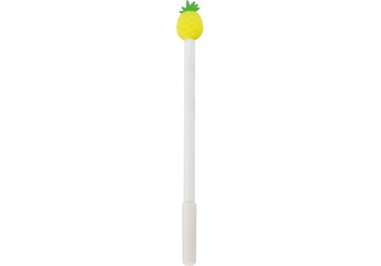 Ручка гелевая двойная синяя 0.6 мм, микс Fruits BJ20-3N002 Maxi