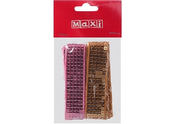 Стрічка з паєток для декору, 2 види по 1 м BJ21-05017-A Maxi