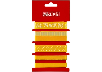 Стрічка для декору, 6 видів по 1 м BJ21-05019 Maxi