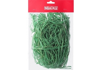 Наповнювач натуральний для подарункових пакетів та боксів, 30 г Рафія кольорова BJ21-05114-K Maxi