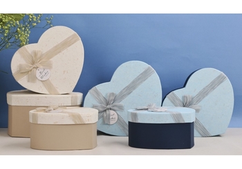 Подарункова коробка, з бантиком, 3 шт в наборі (S:21х18х10 см; M:23х20х11,5 см; L:26х22,5х13 см) C64313-11T Maxi