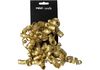 Бантики флізелінові для декору подарунків та букетів, 2 шт в наборі CB6-HY-(2HB)-Gold Maxi