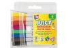 Фломастери акварельні Juicy 3в1, 8 кольорів, лінія 1/5 мм CF01134 (12)