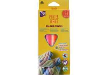 Олівці кольорові 24 кольори PASTEL CF15186 Cool for School