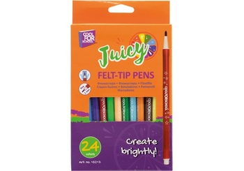 Фломастеры, 24 цвета Juicy CF15213 Cool for School