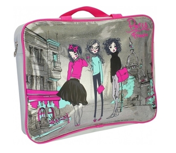 Папка-портфель текстильна А4, на блискавці CF32038 Cool for School