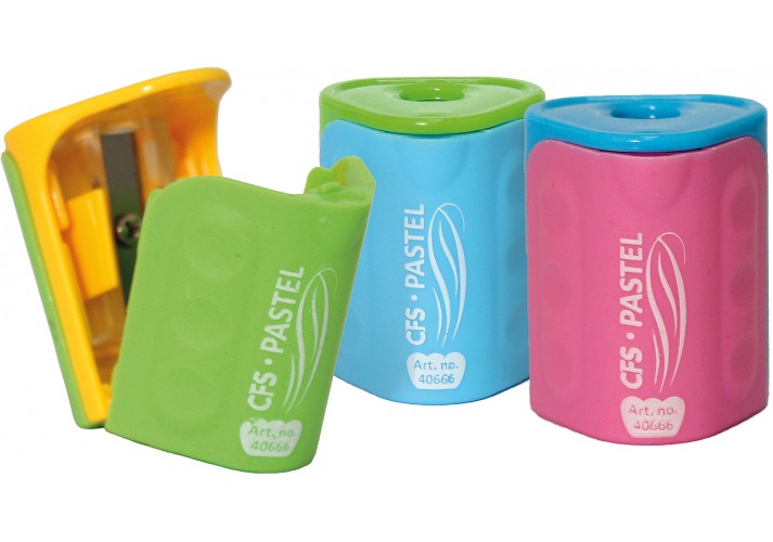 Чинка пластикова з контейнером Pastel CF40666 (72) Чинка пластикова з контейнером Pastel CF40666 (72)