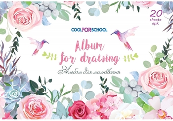 Альбом для рисования А4, 20 листов, 100 г/м2 CF60902-11 Cool for School