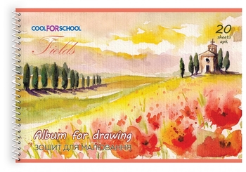 Альбом для рисования А4, 20 листов, 100 г/м2 CF60903-09 Cool for School