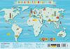 Підкладка для письма, 38,5х27 см Main Attraction World's Map CF61480-13 Cool for School