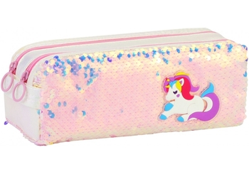 Пенал на 2 відділення, 21х8х7,5 см CF6615-pink Cool for School