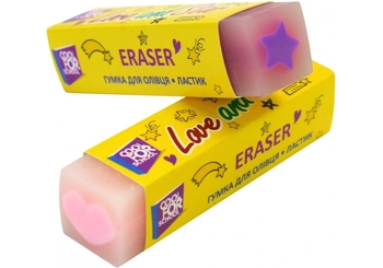 Гумка прямокутна, мікс Love&Star CF81739 Cool for School