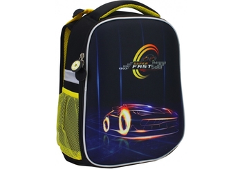 Рюкзак шкільний Car CF86202 Cool for School, ортопедична спинка, світловідбиваючі елементи, нагрудний ремінь