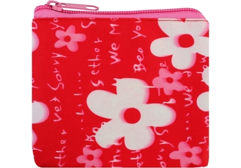 Кошелек, 12х10х1 см, на молнии Цветы CF86357 Cool for School