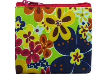 Кошелек, 12х10х1 см, на молнии Цветы CF86360 Cool for School