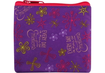 Гаманець, 12х10х1 см, на блискавці Квіти CF86379 Cool for School