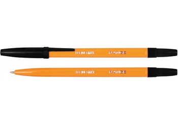 Ручка кулькова чорна 0,5 мм RANGE E10138-01 Economix